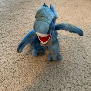 Blue dragon plush